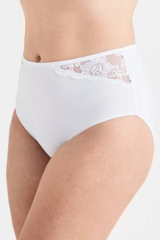 Panties | Miss Mary Harmony Lace midi panty White