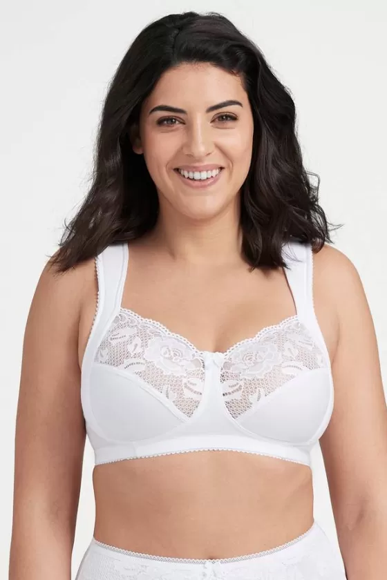 Bra | Non-Wired Bras | Miss Mary Lovely Lace bra White